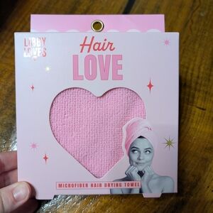 Pink Microfiber Hair Towel